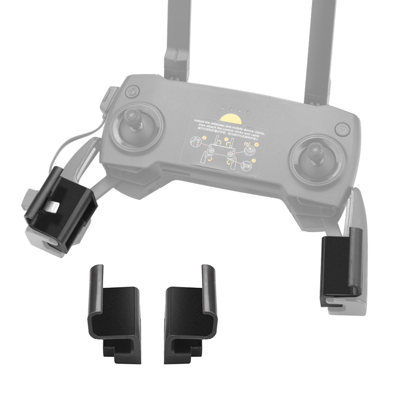 Drone Battery Case - Soporte negro para funda de teléfono