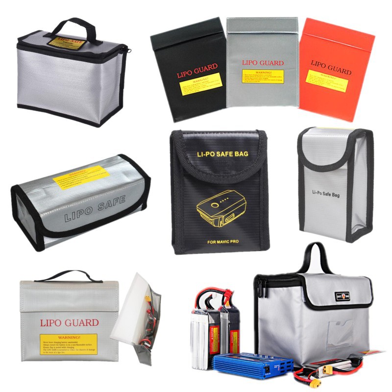 Drone Battery Bag - Bolsa de seguridad para batería de