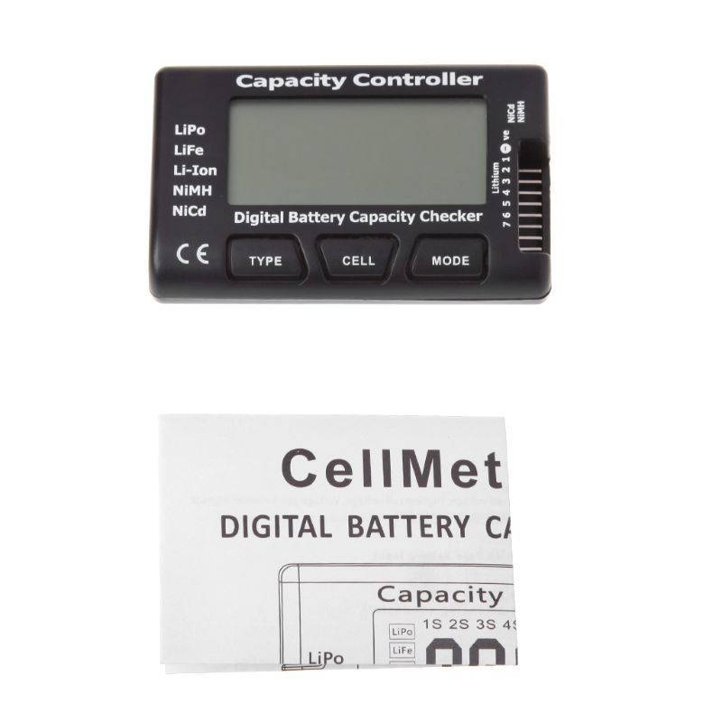 Drone Battery Alarm - Medidor de Capacidad de Batería Digital