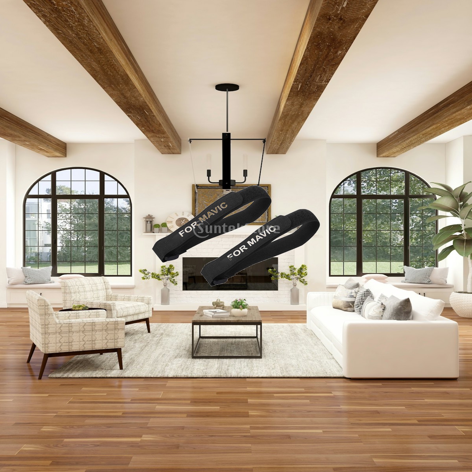 Drone Battery Strap - Clip de sujeción de hélices negro