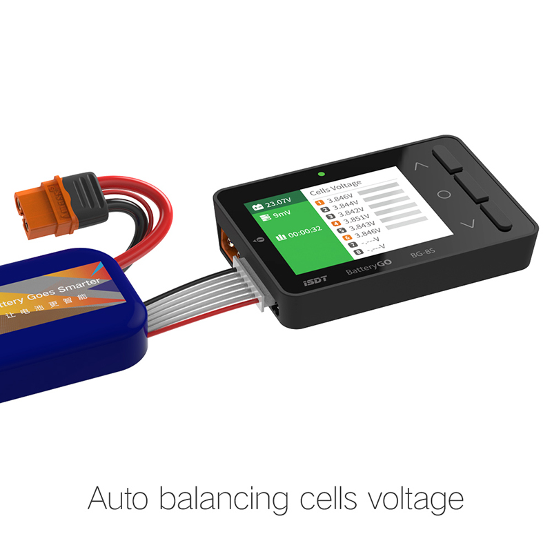 ISDT BG-8S - Comprobador de Ba - Drone Battery Smart reseña y precio