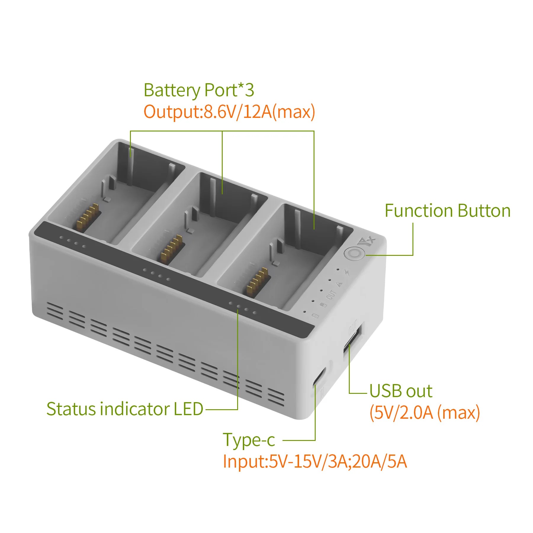 Cargador inteligente de tres v - Drone Battery Smart reseña y precio