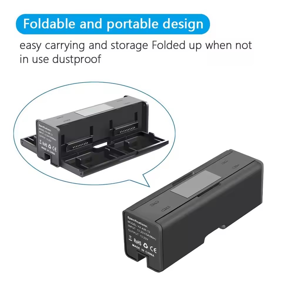 Hub de carga plegable portátil - Drone Battery Smart reseña y precio