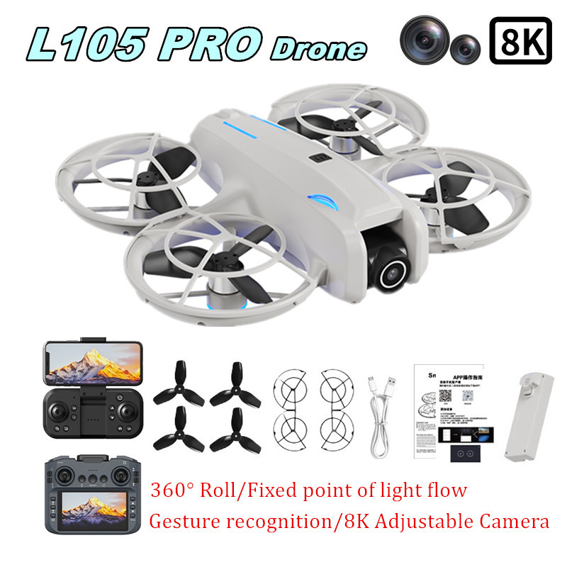 Dron L105 PRO Duel con Lente 8 - Drone Battery Case reseña y precio